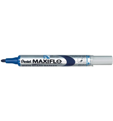 MARQUEUR EFFACABLE A SEC PENTEL MAXIFLO BLEU MOYEN MODELE