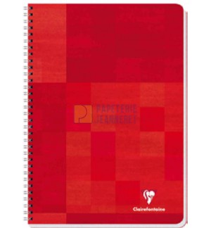 CAHIER CLAIREFONTAINE SPIRALE 21X29,7cm SEYES 180P 90G