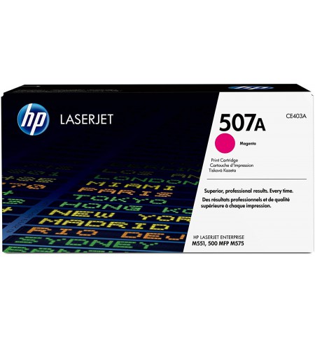 HP CART LASER  LASERJET 500 MAGENTA / 644202 / N?507A