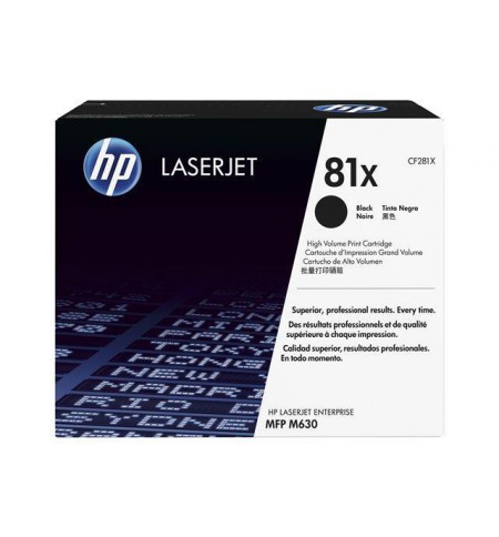 HP CARTOUCHE LASER CF281X NOIRE / 81X / 312658