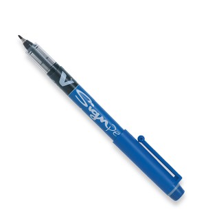 STYLO FEUTRE PILOT V SIGN PEN BLEU