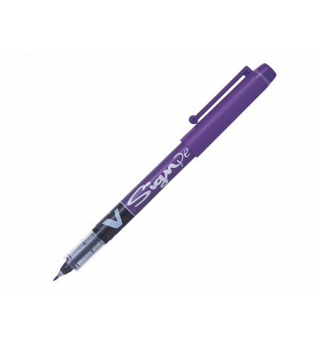 STYLO FEUTRE PILOT V SIGN PEN VIOLET