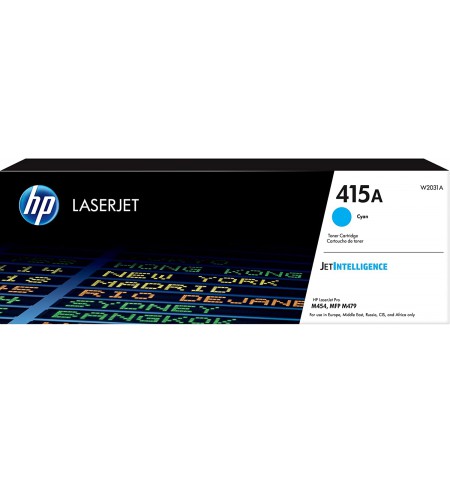 HP CARTOUCHE LASER 415A CYAN / W2031A/439748